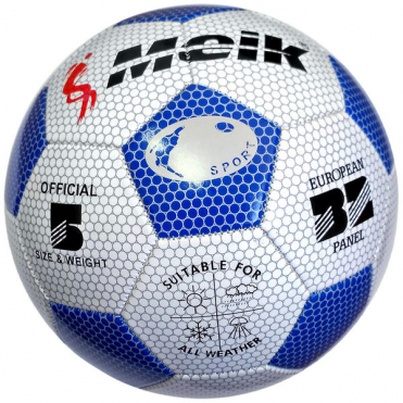 Мяч футбольный Meik-3009 3-слоя PVC 1.6 300 гр машинная сшивка размер 5 R18022 10014353